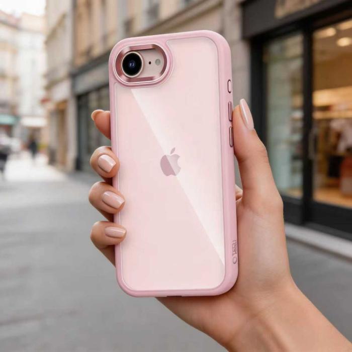Bild 4, Tech-Protect Tech-Protect iPhone 17e / 16e Skal MagMat Rosa / Transparent - Teknikhallen.se