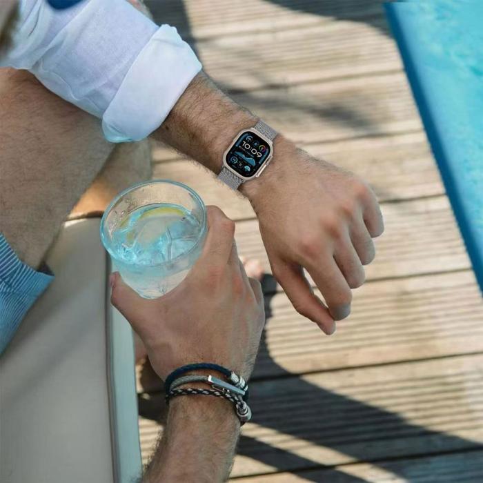 Bild 3, Tech-Protect Tech-Protect Apple Watch 42/44/45/46/49mm Armband Milano - Teknikhallen.se