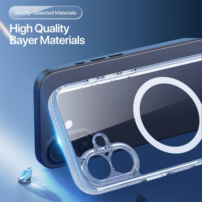 Bild 6, DUX DUCIS DUX DUCIS iPhone 17 Skal MagSafe Clin Series Transparent - Teknikhallen.se