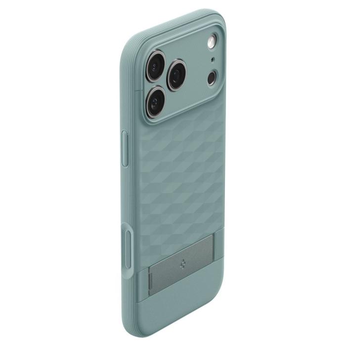 Bild 6, Spigen Spigen iPhone 17 Pro Skal MagSafe Parallax 'S' Sage Green - Teknikhallen.se