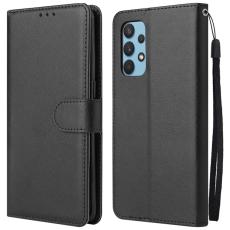 Samsung Galaxy A04s / A13 4G/5G Fodral Solid L&auml;der Svart - Teknikhallen.se