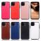  iPhone 11 Pro Max - Läderskal med kortfack - Rosa - Teknikhallen.se