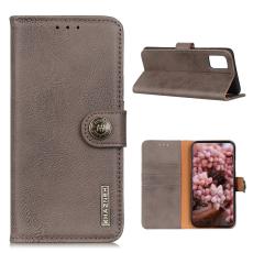 KHAZNEH Samsung Galaxy S20 FE - KHAZNEH L&auml;der Fodral - Gr&aring; - Teknikhallen.se