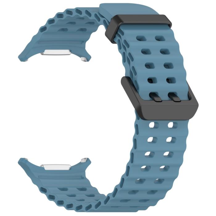 Bild 2,  Galaxy Watch Ultra (2025) / 47 mm Armband Wave Design Blå - Teknikhallen.se
