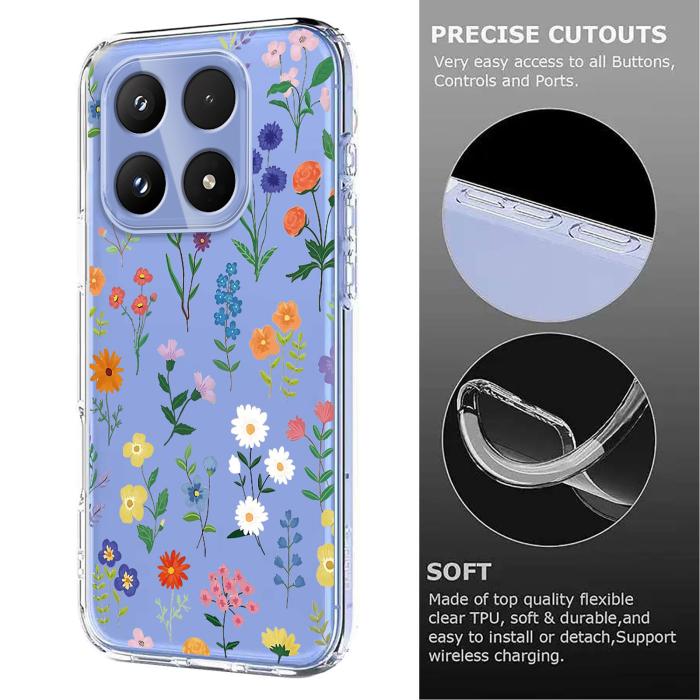 Bild 5,  Xiaomi 17 Skal TPU Blommor Prästkragar - Teknikhallen.se