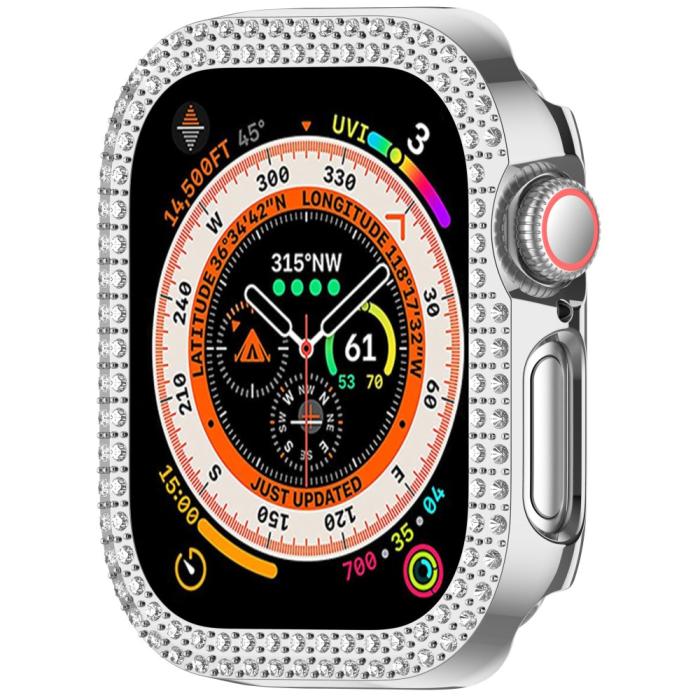 Bild 5,  Apple Watch 10 42 mm Skal Rhinestone Silver - Teknikhallen.se