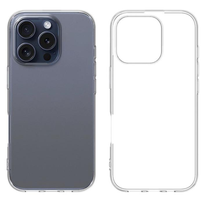 Bild 4,  iPhone 16 Pro Skal TPU Transparent - Teknikhallen.se
