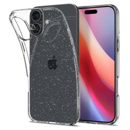 Spigen Spigen iPhone 16 Plus Skal Liquid Crystal Glitter - Teknikhallen.se