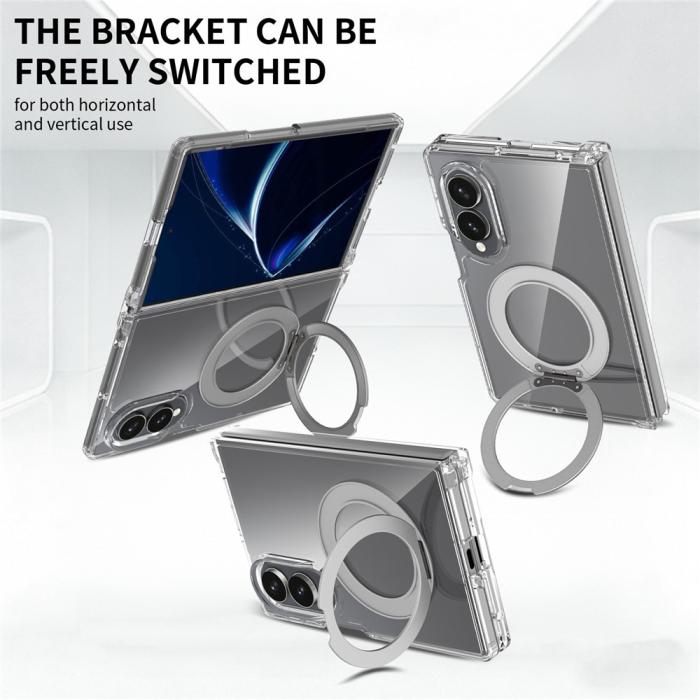Bild 5,  Samsung Galaxy Z Fold 8 Skal MagSafe TPU Transparent - Teknikhallen.se