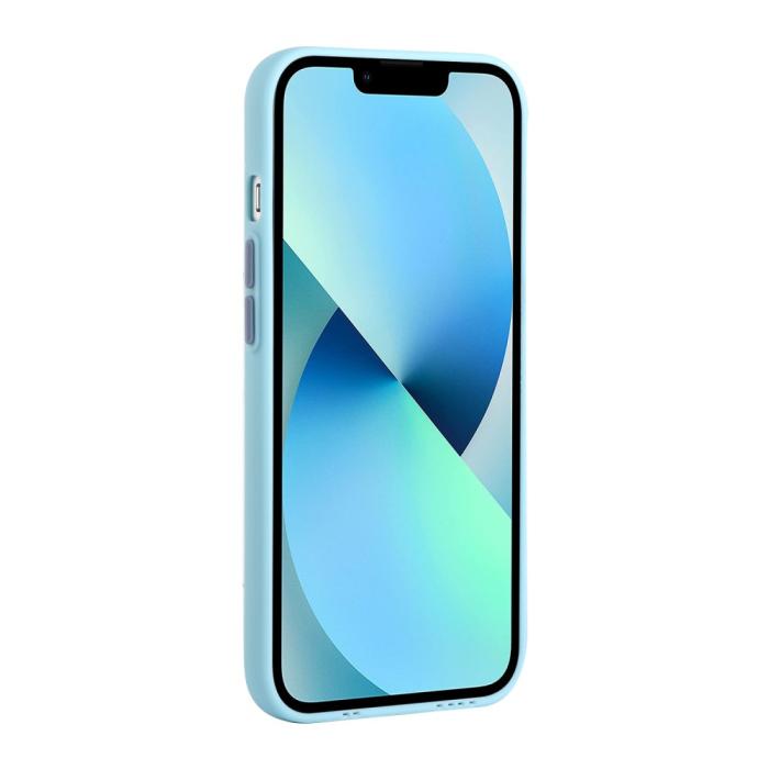 Bild 4,  iPhone 13 Skal Med Kortfack Ljus Blå - Teknikhallen.se