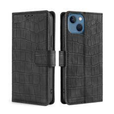  iPhone 14 Fodral Krokodil Textur Svart - Teknikhallen.se