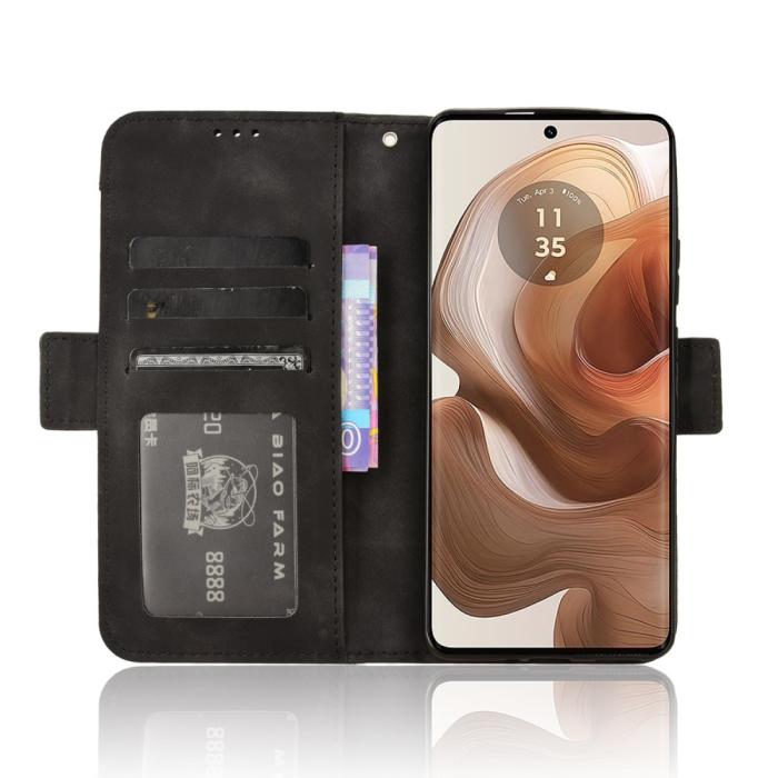 Bild 3,  Motorola Edge 50 Ultra 5G Fodral Med Avtagbart Kortfodral Svart - Teknikhallen.se