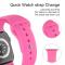 ColorPop Apple Watch 38/40/41 mm Silikon Armband (M/L) Hot Pink - Teknikhallen.se