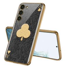 GKK GKK Galaxy S24 Skal H&auml;rdat Glas Electroplate Kl&ouml;ve - Teknikhallen.se