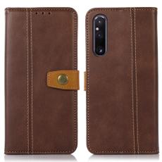  Sony Xperia 1 V Fodral Dual-Color L&auml;der Brun - Teknikhallen.se
