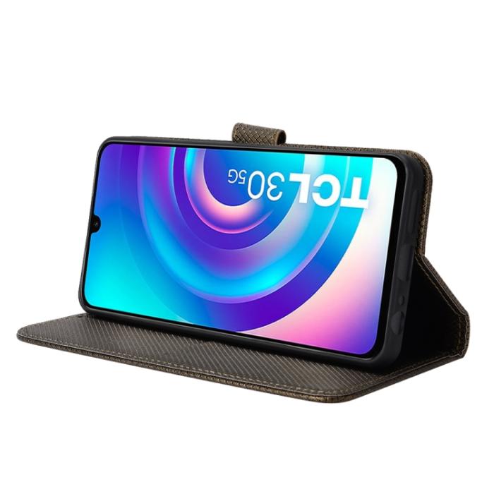 Bild 5,  TCL 30+ (2022) Fodral Vävd Textur Brun - Teknikhallen.se
