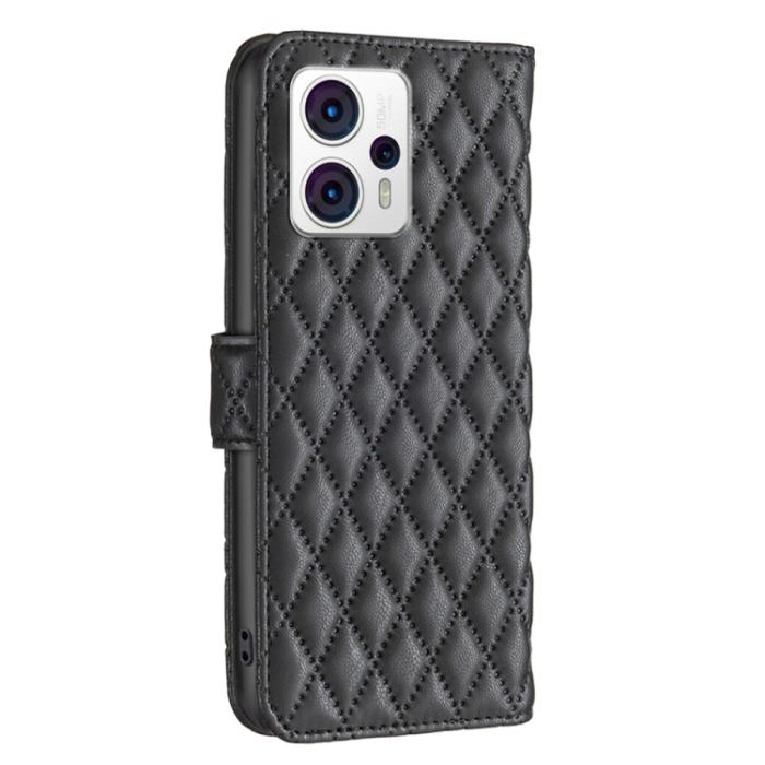 Bild 3,  Motorola Moto G13 / G23 / G53 5G Fodral Diamond Svart - Teknikhallen.se