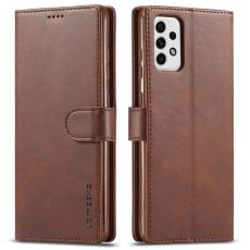 LC.IMEEKE LC.IMEEKE Samsung Galaxy A23 5G Fodral L&auml;der Brun - Teknikhallen.se