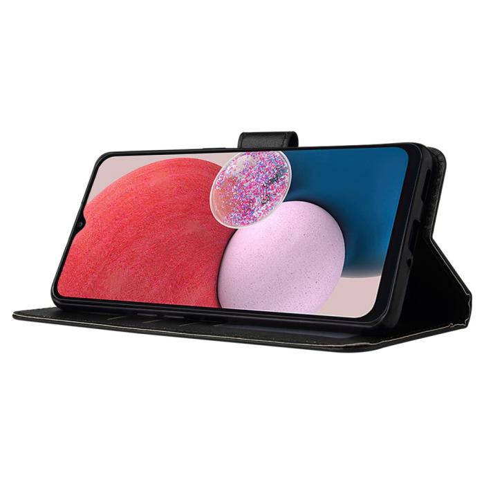 Bild 3,  Samsung Galaxy A04s / A13 4G/5G Fodral Solid Läder Svart - Teknikhallen.se