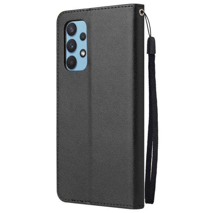 Bild 6,  Samsung Galaxy A04s / A13 4G/5G Fodral Solid Läder Svart - Teknikhallen.se