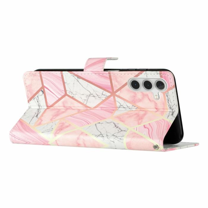 Bild 3,  Samsung Galaxy S25 Plus Fodral Med Tryck Rosa Marmor - Teknikhallen.se