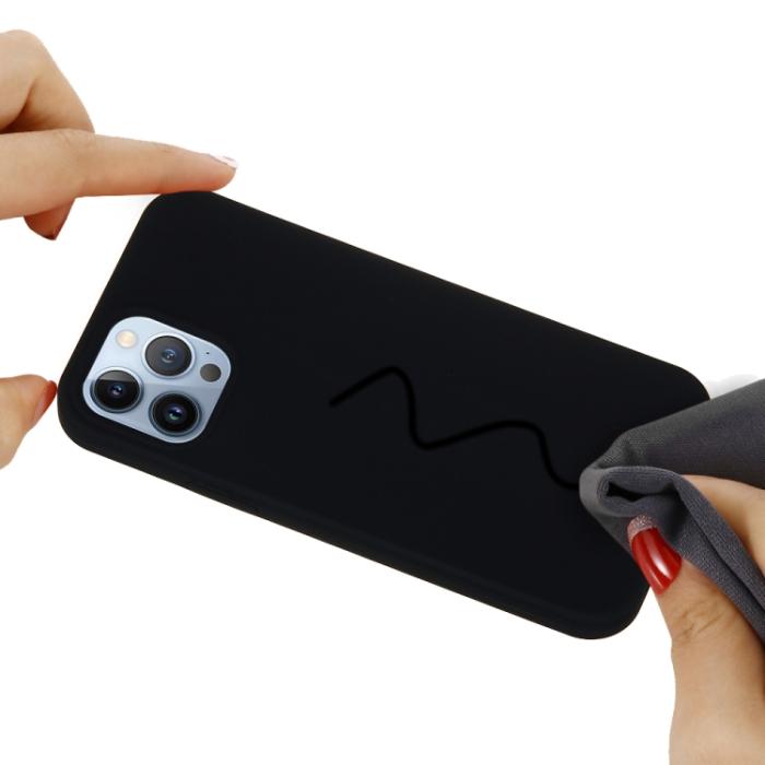 Bild 5,  iPhone 15 Pro Skal Silikon Svart - Teknikhallen.se
