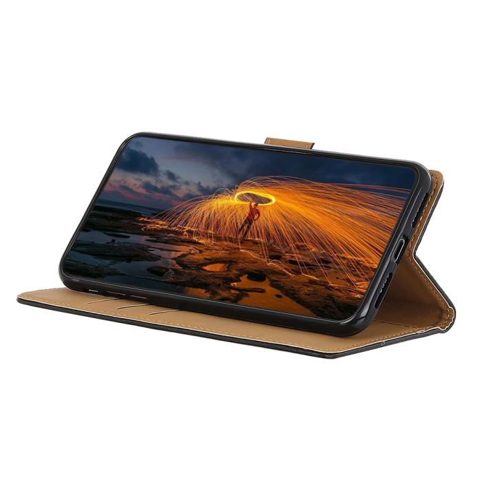 Bild 3,  Samsung Galaxy A34 5G Fodral Läder Svart - Teknikhallen.se