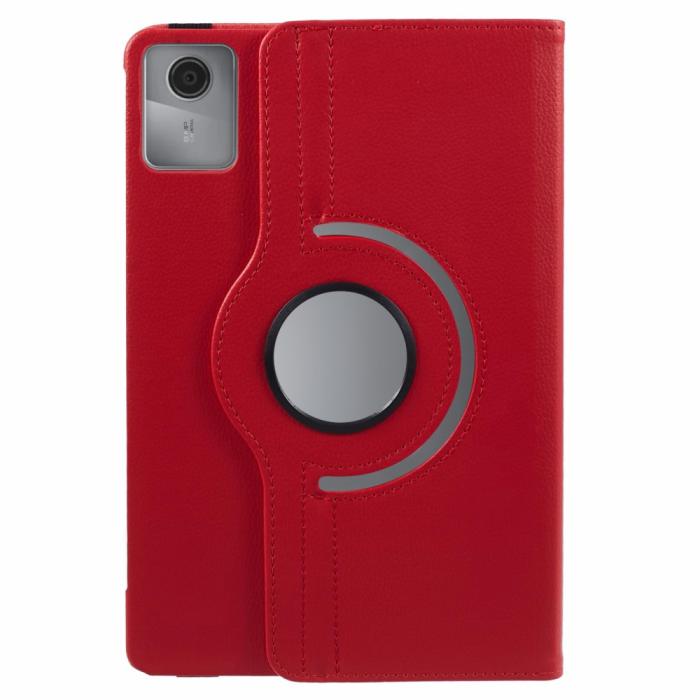 Bild 2,  Lenovo Tab M11 Fodral 360° Rotation Röd - Teknikhallen.se