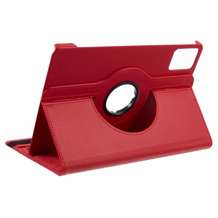 Bild 4,  Lenovo Tab M11 Fodral 360° Rotation Röd - Teknikhallen.se