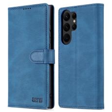 AZNS AZNS Samsung Galaxy S23 Ultra Fodral L&auml;der Bl&aring; - Teknikhallen.se