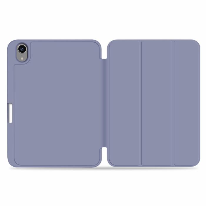 Bild 4,  iPad Mini 2024/2021 Fodral Slim Tri-Fold Pennhållare Lila - Teknikhallen.se