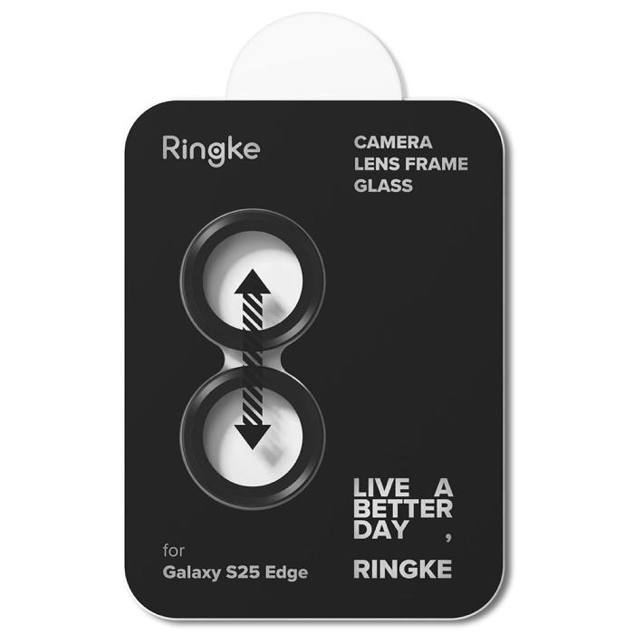 Bild 3, Ringke Ringke Samsung Galaxy S25 Edge Linsskydd Härdat Glas Svart - Teknikhallen.se
