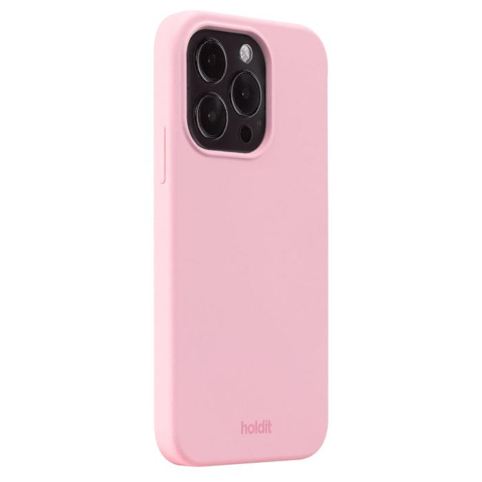 Bild 2, holdit holdit iPhone 15 Pro Mobilskal Silikon Pink - Teknikhallen.se