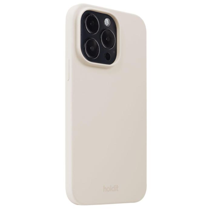 Bild 2, holdit holdit iPhone 15 Pro Mobilskal Silikon Light Beige - Teknikhallen.se