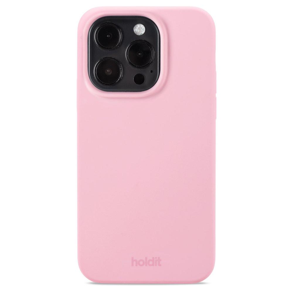 holdit holdit iPhone 15 Pro Mobilskal Silikon Pink - Teknikhallen.se