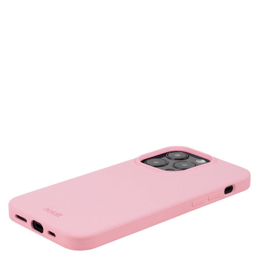 holdit holdit iPhone 15 Pro Mobilskal Silikon Pink - Teknikhallen.se