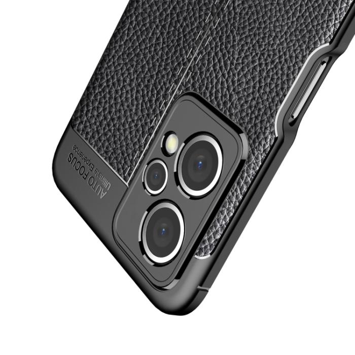 Bild 3,  OnePlus Nord CE 2 Lite 5G Skal Litchi Textur Svart - Teknikhallen.se