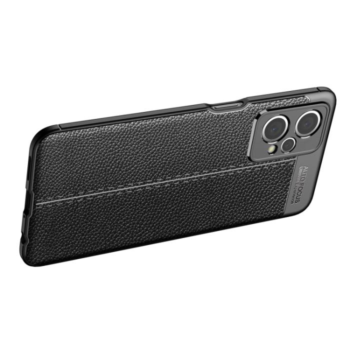 Bild 4,  OnePlus Nord CE 2 Lite 5G Skal Litchi Textur Svart - Teknikhallen.se