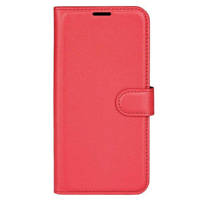 Bild 5,  Samsung Galaxy A16 Fodral Litchi Läder Röd - Teknikhallen.se