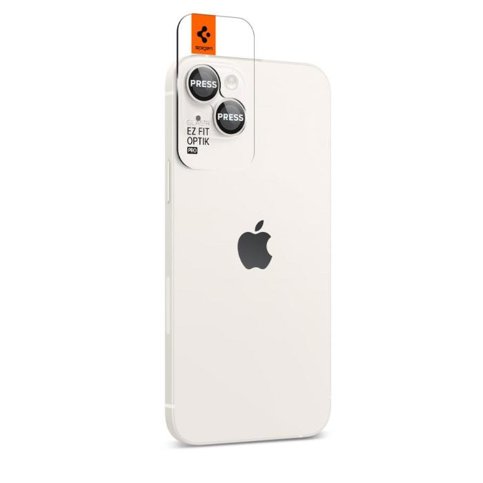 Bild 2, Spigen Spigen iPhone 14 / 14 Plus 2-PACK Optik.tR 