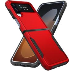  Samsung Galaxy Z Flip 4 Skal Heavy Armor Hybrid R&ouml;d - Teknikhallen.se