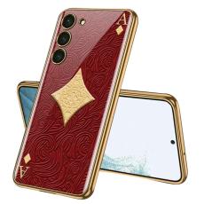 GKK GKK Galaxy S24 Skal H&auml;rdat Glas Electroplate Ruter - Teknikhallen.se
