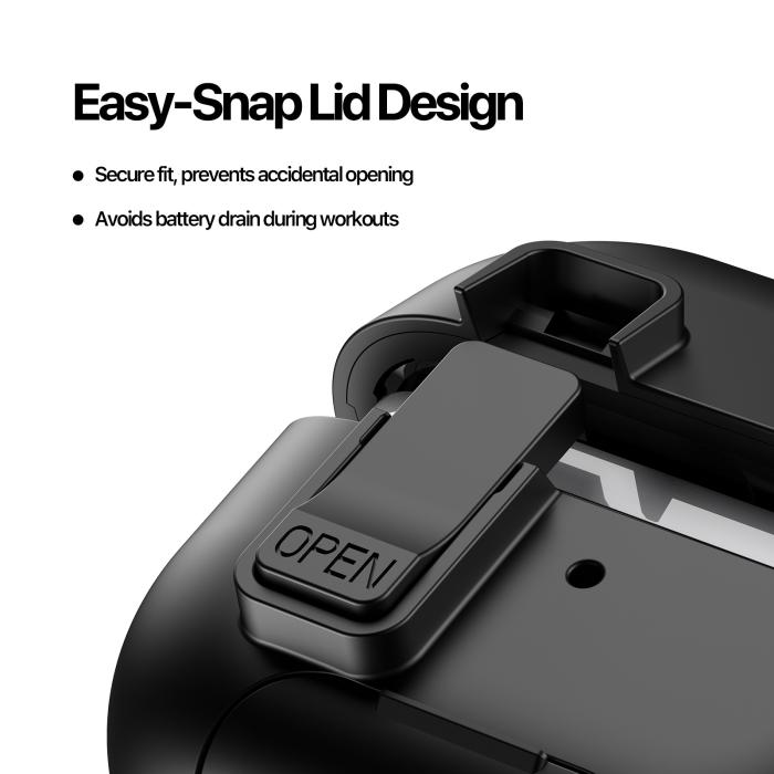 Bild 5, DUX DUCIS DUX DUCIS Galaxy Buds 3 / 3 Pro / 3 FE Skal Secq Series Svart - Teknikhallen.se