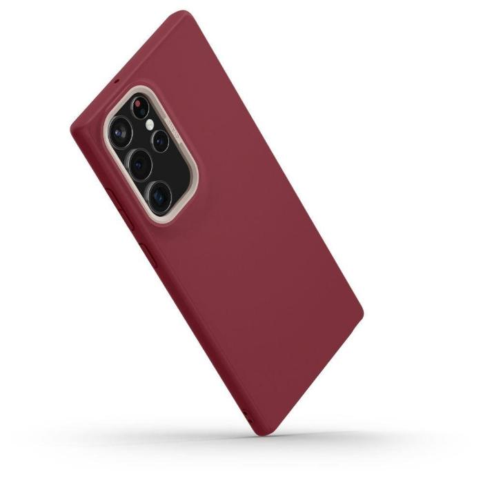 Bild 3, Spigen Spigen Cyrill Samsung Galaxy S22 Ultra Skal Color Brick Sangria Red - Teknikhallen.se