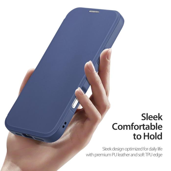 Bild 6, DUX DUCIS DUX DUCIS iPhone 16 Pro Fodral MagSafe Skin X Pro Blå - Teknikhallen.se