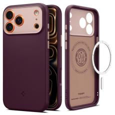 Spigen Spigen iPhone 17 Pro Skal MagSafe Nano Pop Burgundy Bean - Teknikhallen.se