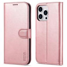 AZNS AZNS iPhone 14 Pro Max Fodral L&auml;der Ros&eacute;guld - Teknikhallen.se