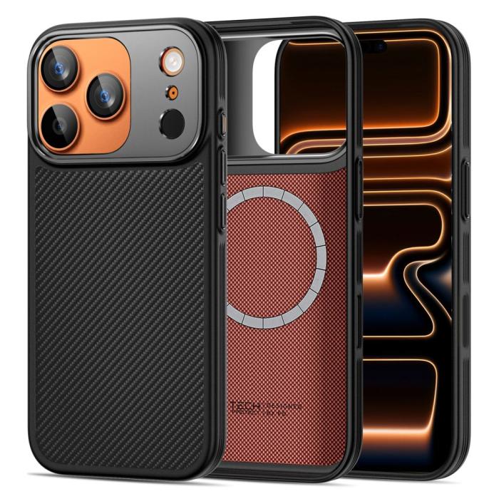 Bild 3, Tech-Protect Tech-Protect iPhone 17 Pro Max Skal MagSafe Kevlar Aramid Svart - Teknikhallen.se