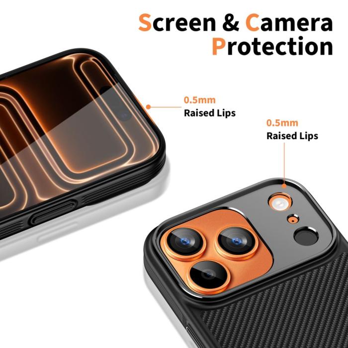 Bild 4, Tech-Protect Tech-Protect iPhone 17 Pro Max Skal MagSafe Kevlar Aramid Svart - Teknikhallen.se