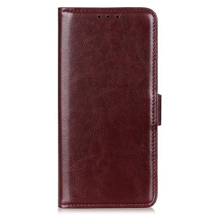 Bild 6,  Xiaomi Redmi 10 5G Fodral Crazy Horse Brun - Teknikhallen.se